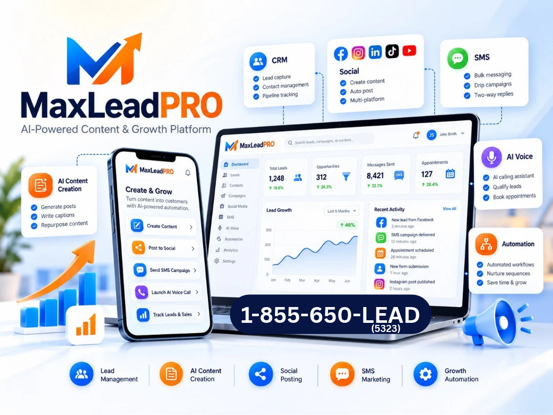 MaxLeadPRO — AI-Powered Marketing & Business Growth